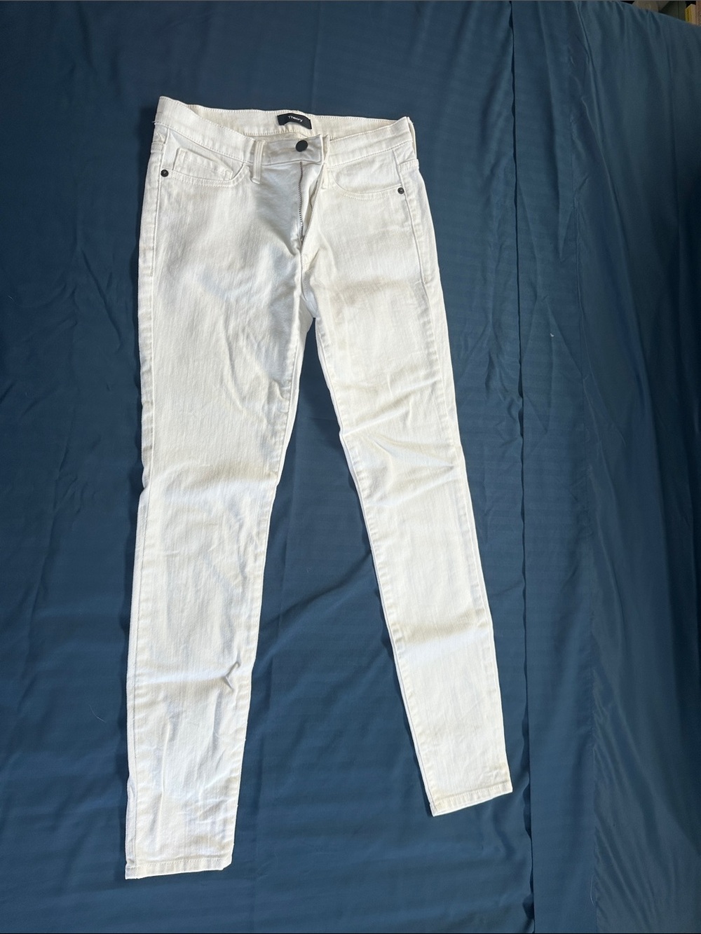 Theory White Women's Skinny Jeans - Slim Stretch Fit